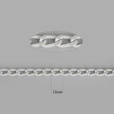 Silver Aluminum Chain for DIY Jewelry Making
