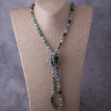 Artisan Jewelry Knotted Halsband Amazonite Stones Necklace