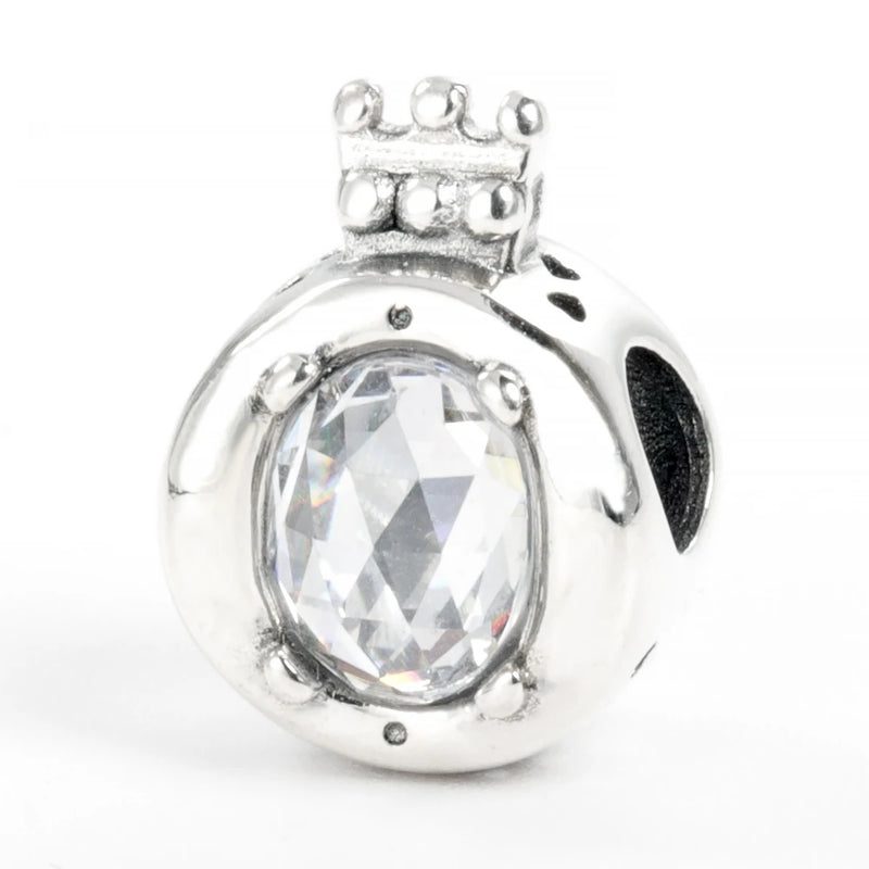 925 Silver Crown Charm For Women Bracelet DIY Jewelry S925 Beads