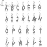 925 Silver Letter Alphabet Charm Bracelet Beads for DIY Jewelry