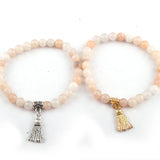 6mm Mix Stone Beads Charm Bracelets 10pc/lot