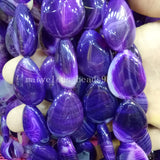 22x30mm Carnelian Water Drop Beads Set