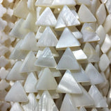 12x14mm MOP Shell Triangle Loose Beads