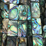 New Zealand Abalone Shell Oblong Loose Beads 12x20mm