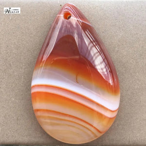 Carnelian Water Drop Pendant Bead for Women Men