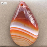 Carnelian Water Drop Pendant Bead for Women Men