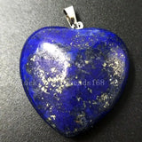 Natural Lapis Lazuli Heart Pendant Bead PC5705