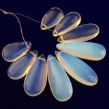 9Pcs/Set Opal Teardrop Pendant Bead for Jewelry