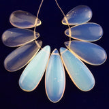 9Pcs/Set Opal Teardrop Pendant Bead for Jewelry