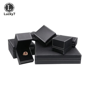 PU Jewelry Box and Packing Pendant Bracelet Ring Box For Wedding Ceremony