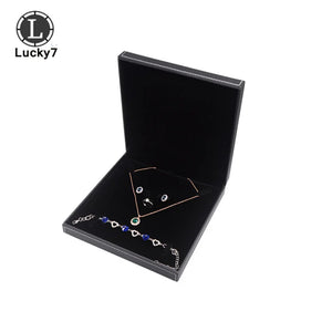PU Jewelry Box and Packing Pendant Bracelet Ring Box For Wedding Ceremony