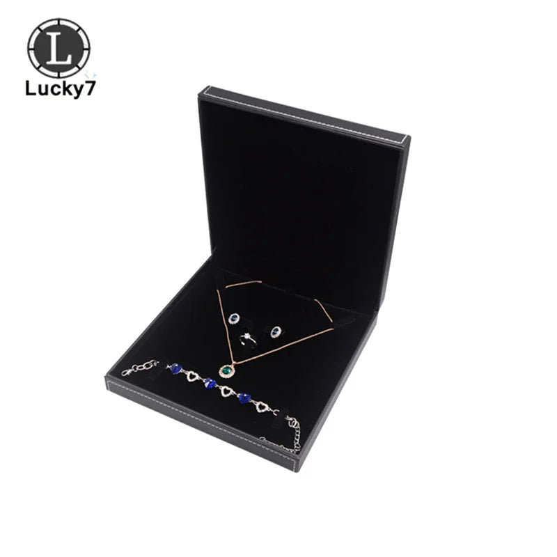 PU Jewelry Box and Packing Pendant Bracelet Ring Box For Wedding Ceremony