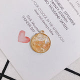 Crystal Rhinestone Paved Round Necklace Pendant Accessory 20pcs