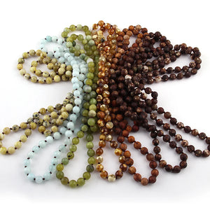 Bohemian Semi-Precious Stones Necklace for Women