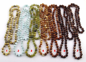 Bohemian Semi-Precious Stones Necklace for Women