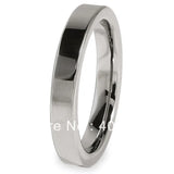 Men's Tungsten Carbide Wedding Ring Flat Comfort Fit Size 4-12