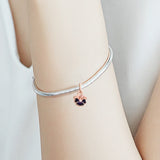 Canadian Spring S925 Silver Couple Pendant Charm Bracelets Beads