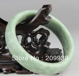 Hand-carved Chinese Jade Bangle Bracelet