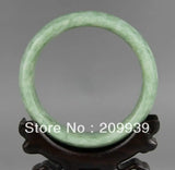 Hand-carved Chinese Jade Bangle Bracelet