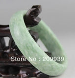 Hand-carved Chinese Jade Bangle Bracelet