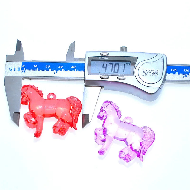 Animal Horse Pendant Charms for Chunky Bubblegum Necklaces - 60pcs