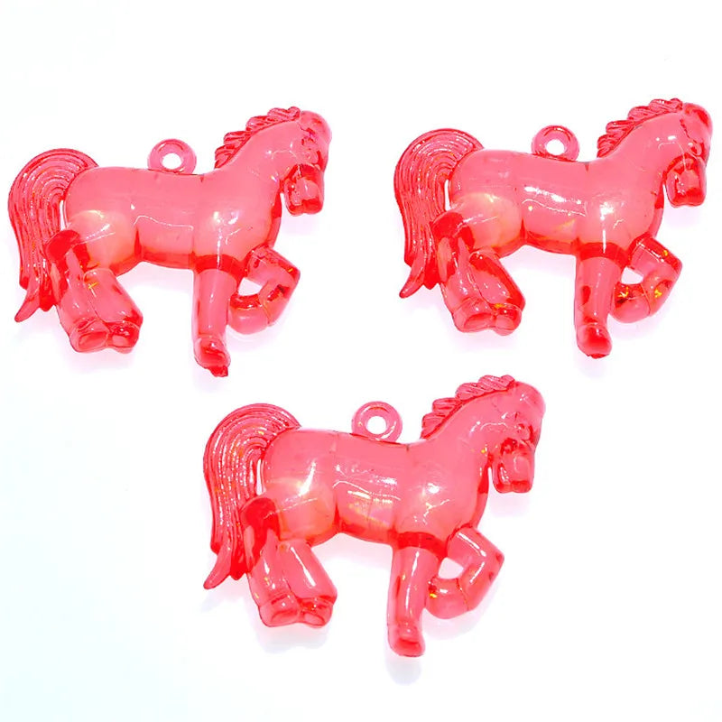 Animal Horse Pendant Charms for Chunky Bubblegum Necklaces - 60pcs