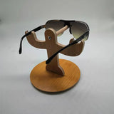 Wooden Eye Glasses Display Stand Rack Shelf