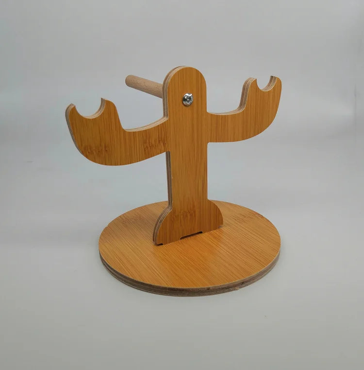 Wooden Eye Glasses Display Stand Rack Shelf