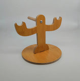 Wooden Eye Glasses Display Stand Rack Shelf