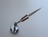 Curved Straight Fiber Cross-Locking Tweezers for Soldering