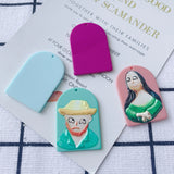 Colorful Geometry Art Resin Charms DIY Jewelry Findings 20pcs