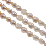 DIY Natural Lilac Freshwater Pearl Beads 9-10mm Freeform