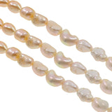 DIY Natural Lilac Freshwater Pearl Beads 9-10mm Freeform