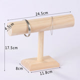 DIY Wood T-BAR Watch/Bracelet Jewelry Display Stand