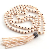 Crystal Tassel Punk Necklace