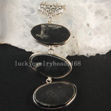 New Zealand Abalone Shell Oval Pendant Bead 30x80mm