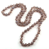 Agat Semi Precious Stones Bead Necklace