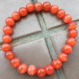 8mm Multicolor Cat's Eye Round Elastic Bracelet