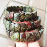 Jaspe Bloodstone Rhyolite Bracelet WB916