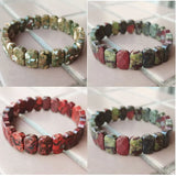 Jaspe Bloodstone Rhyolite Bracelet WB916