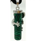 Tiger Eye Malachite Howlite Lapis Unakite Frog Pendant Bead WFH714