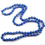 Semi Precious Stones Beads Long Necklace
