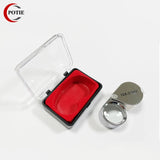 Pocket Magnifier 10X Metal Mini Jeweler Magnifier