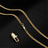 18K Gold Chain Bracelet 4MM Women's Water Chain
