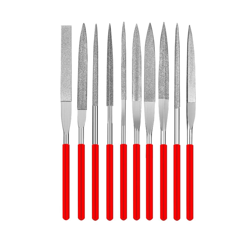 5x180mm Diamond Needle Files Set 10pcs/lot