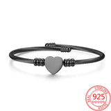 Stainless Steel Rose Bracelet Adjustable Girl Jewelry Gift