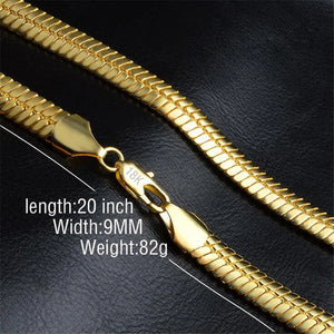 Men's 18K Snake Chain Necklace