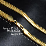 Men's 18K Snake Chain Necklace