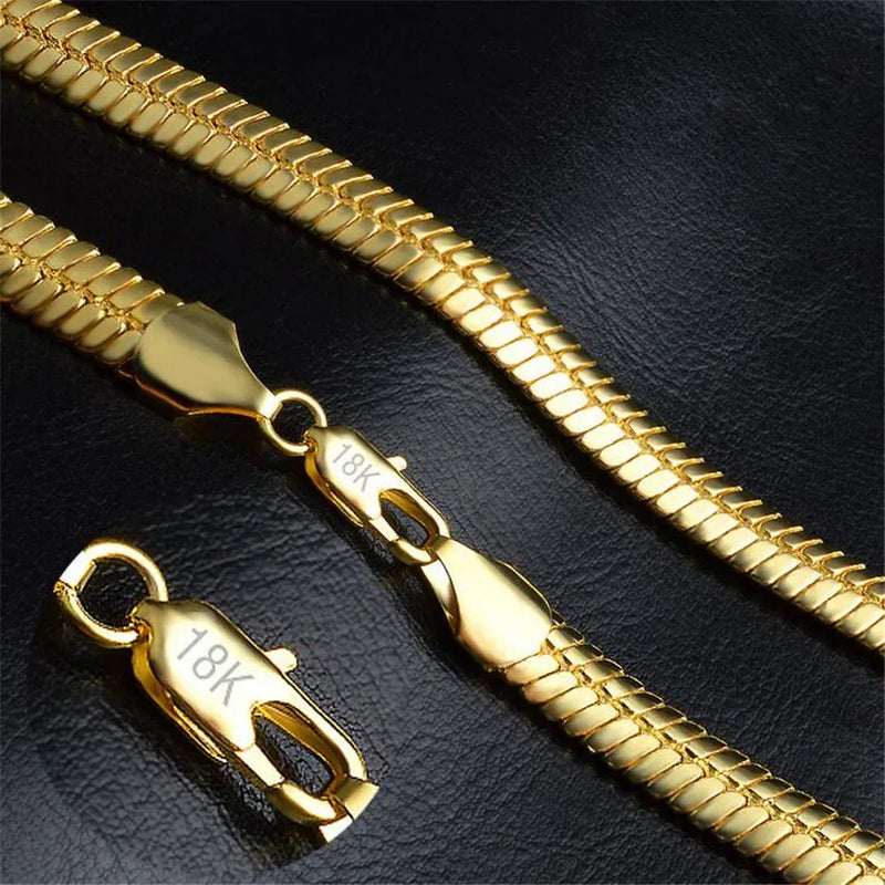 Men's 18K Snake Chain Necklace