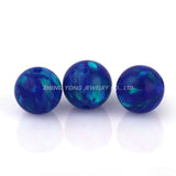 2mm Lab Created Mix Colors Ball Beads for DIY Jewelry Synthetic Opal Stone